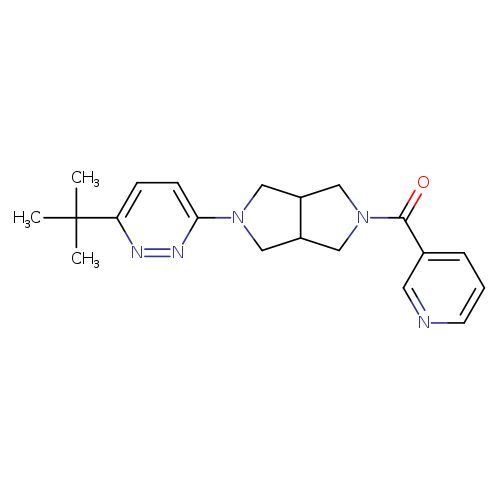 3-tert-butyl-6-[5-(pyridine-3-carbonyl)-octahydropyrrolo[3,4-c]pyrrol-2-yl]pyridazine