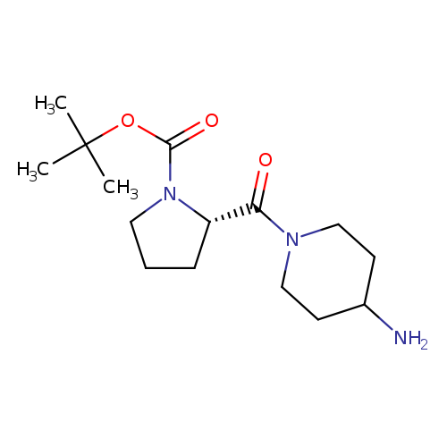 tert-butyl (2S)-2-(4-aminopiperidine-1-carbonyl)pyrrolidine-1-carboxylate