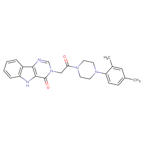 3-{2-[4-(2,4-dimethylphenyl)piperazin-1-yl]-2-oxoethyl}-3H,4H,5H-pyrimido[5,4-b]indol-4-one