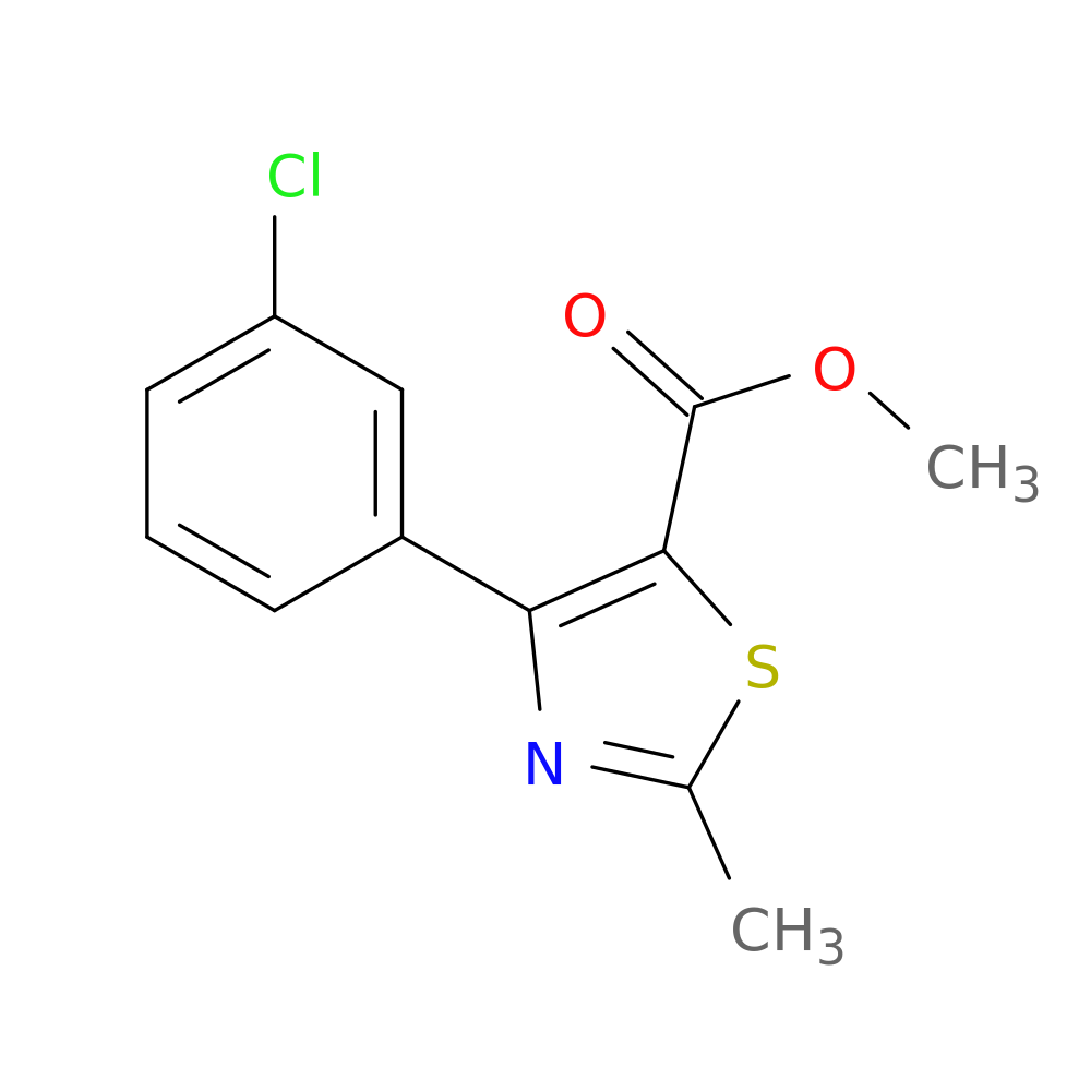 Methyl 4-(3-chlorophenyl)-2-methylthiazole-5-carboxylate
