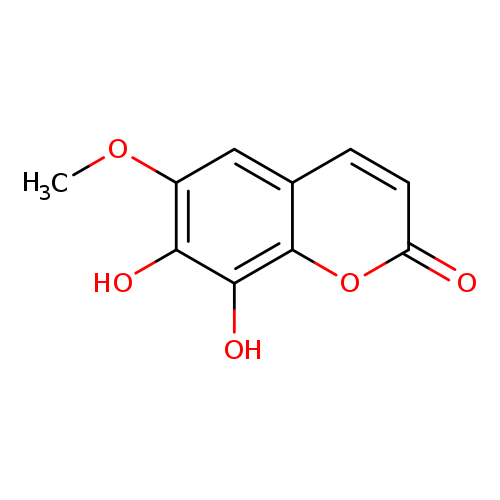 2H-1-Benzopyran-2-one, 7,8-dihydroxy-6-methoxy-