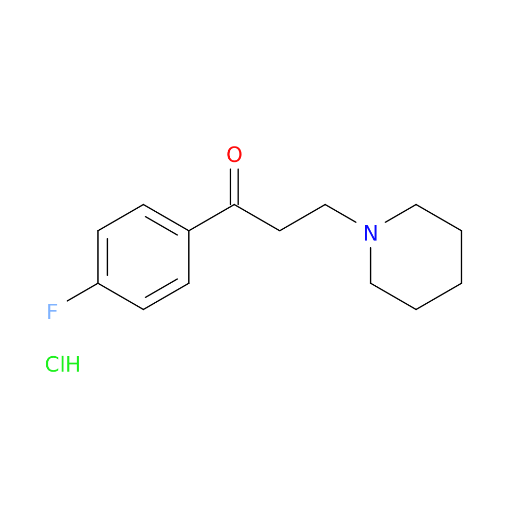 1-(4-Fluorophenyl)-3-(piperidin-1-yl)propan-1-one hydrochloride