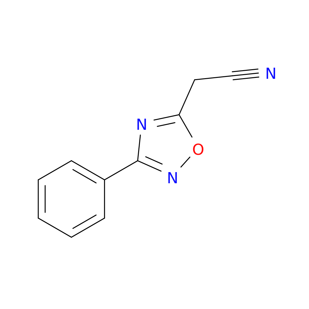 2-(3-Phenyl-1,2,4-oxadiazol-5-yl)acetonitrile