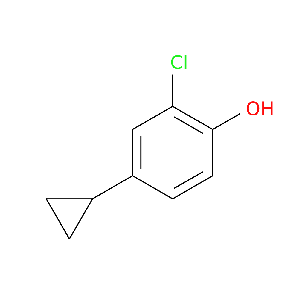 2-chloro-4-cyclopropylphenol