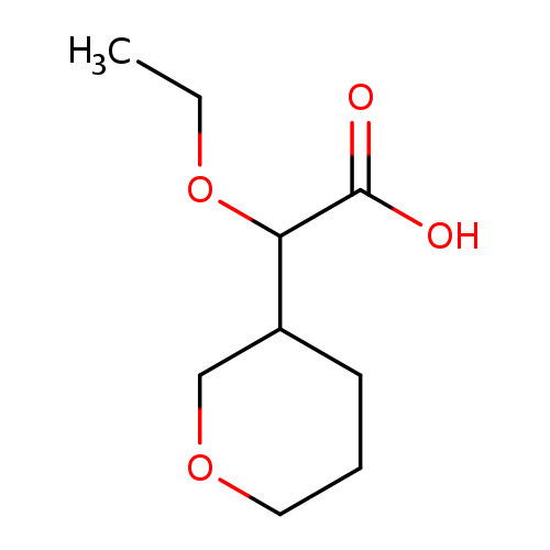 2-ethoxy-2-(oxan-3-yl)acetic acid