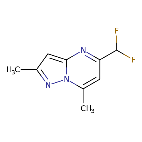 5-(difluoromethyl)-2,7-dimethylpyrazolo[1,5-a]pyrimidine