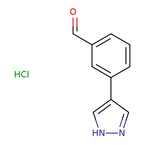3-(1H-pyrazol-4-yl)benzaldehyde hydrochloride