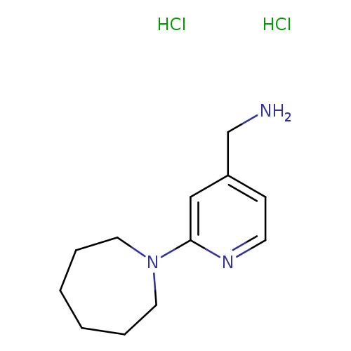 [2-(azepan-1-yl)pyridin-4-yl]methanamine dihydrochloride