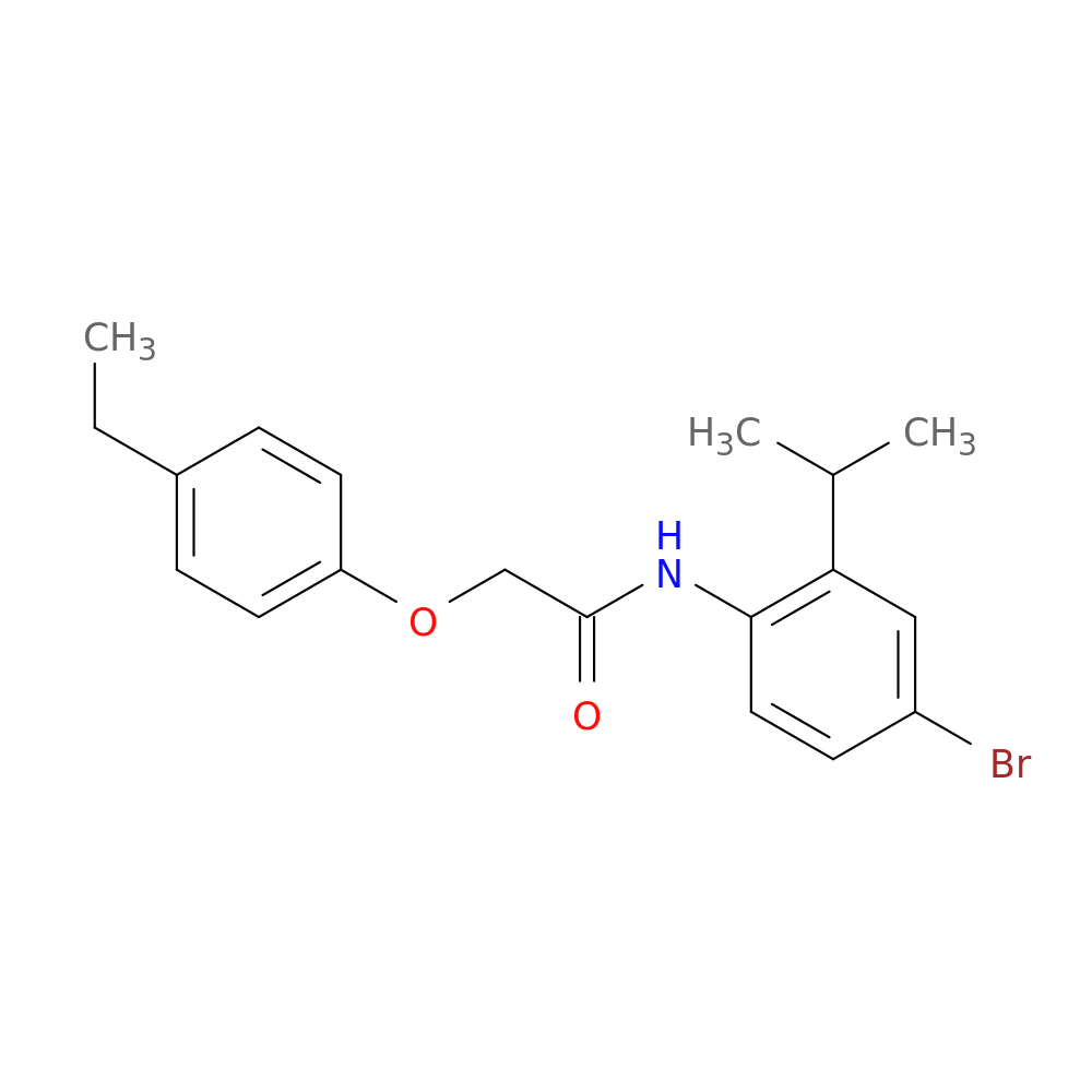 N-(4-Bromo-2-isopropylphenyl)-2-(4-ethylphenoxy)acetamide