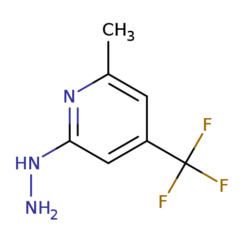 6-Methyl-4-(trifluoromethyl)pyrid-2-yl hydrazine