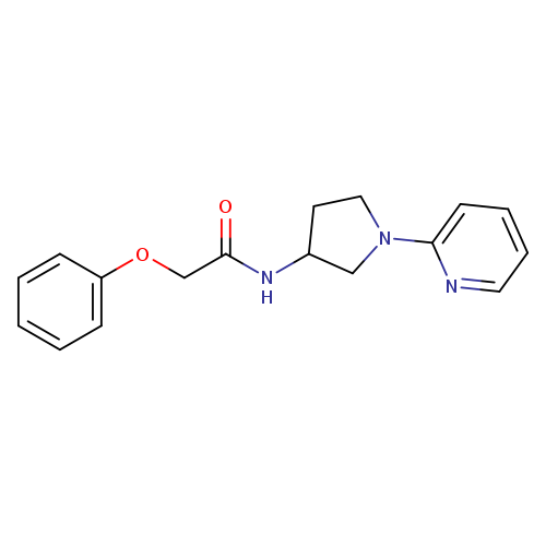 2-phenoxy-N-[1-(pyridin-2-yl)pyrrolidin-3-yl]acetamide