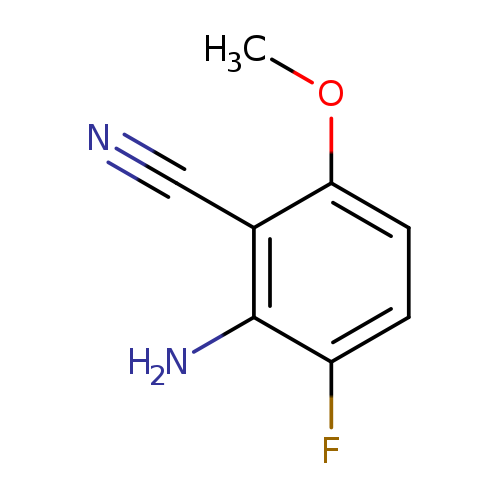 2-amino-3-fluoro-6-methoxybenzonitrile