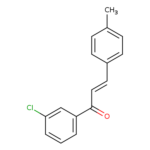 (2E)-1-(3-chlorophenyl)-3-(4-methylphenyl)prop-2-en-1-one