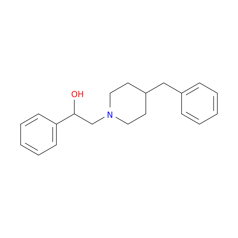 2-(4-benzylpiperidin-1-yl)-1-phenylethan-1-ol