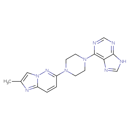6-(4-{2-methylimidazo[1,2-b]pyridazin-6-yl}piperazin-1-yl)-9H-purine