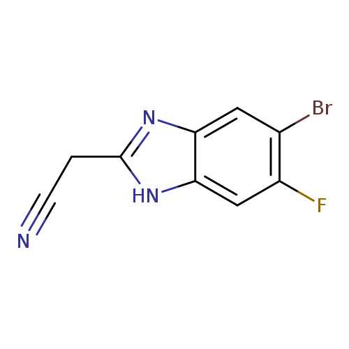 5-Bromo-2-(cyanomethyl)-6-fluorobenzimidazole