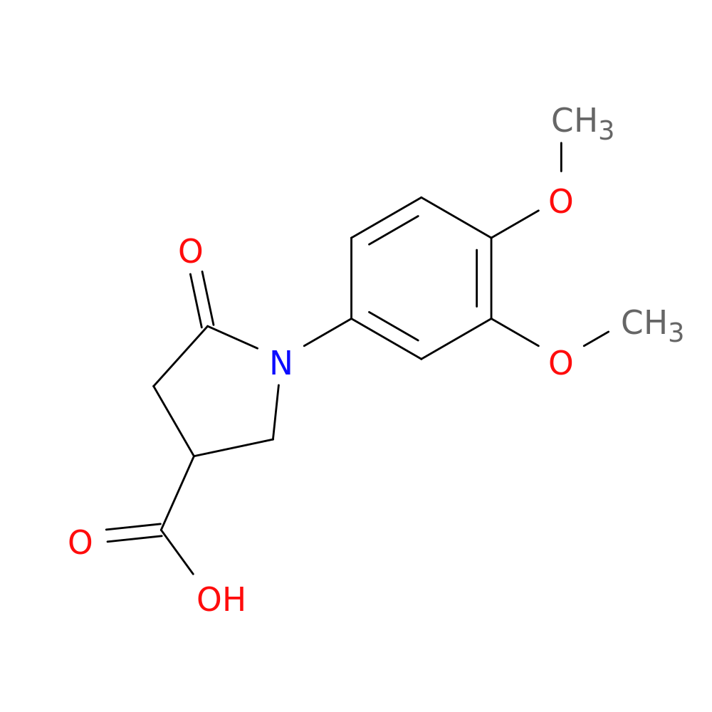 1-(3,4-Dimethoxyphenyl)-5-oxopyrrolidine-3-carboxylic acid