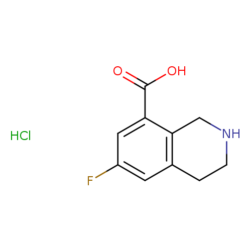 6-fluoro-1,2,3,4-tetrahydroisoquinoline-8-carboxylic acid hydrochloride