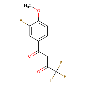 1,3-Butanedione, 4,4,4-trifluoro-1-(3-fluoro-4-methoxyphenyl)-