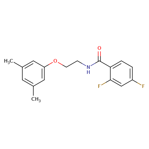N-[2-(3,5-dimethylphenoxy)ethyl]-2,4-difluorobenzamide