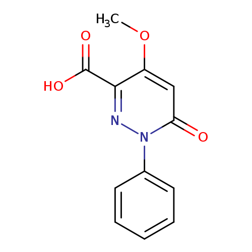 4-Methoxy-6-oxo-1-phenyl-1,6-dihydropyridazine-3-carboxylic acid