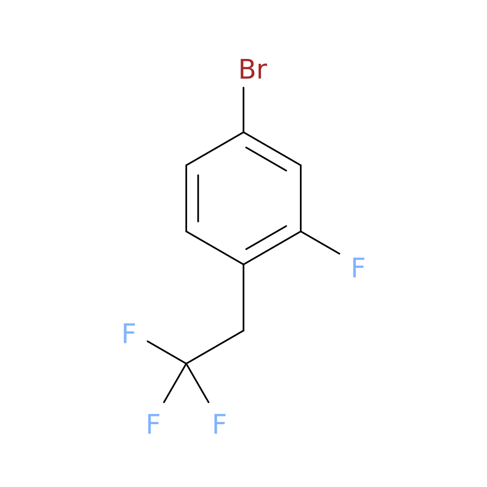 4-Bromo-2-fluoro-1-(2,2,2-trifluoroethyl)benzene