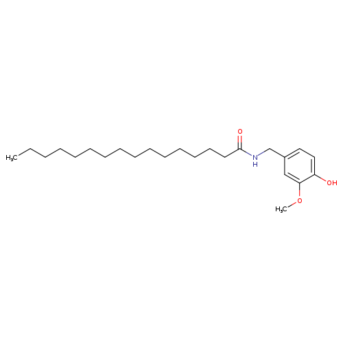 Hexadecanamide, N-[(4-hydroxy-3-methoxyphenyl)methyl]-