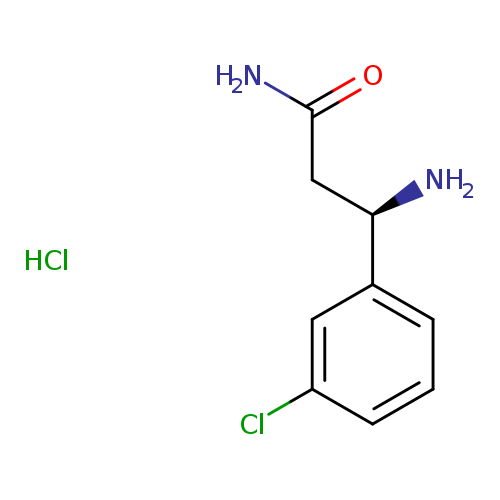 (3R)-3-amino-3-(3-chlorophenyl)propanamide hydrochloride