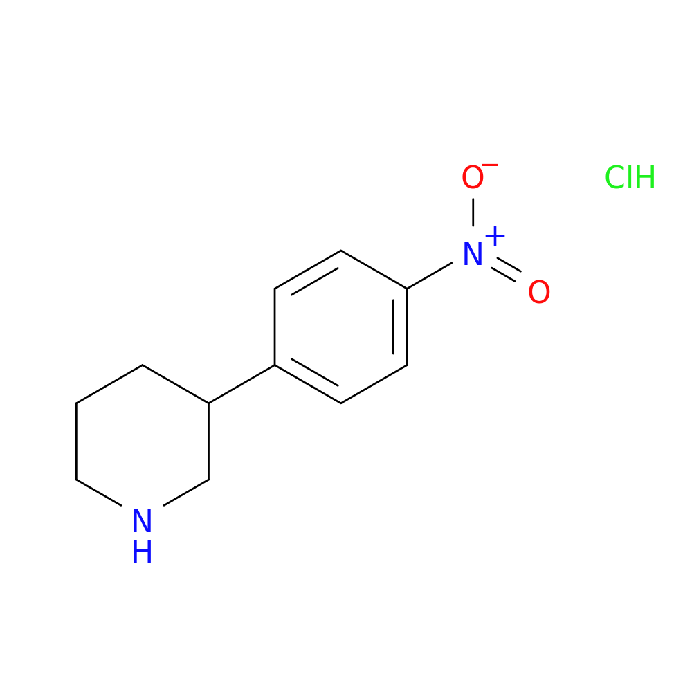 3-(4-Nitrophenyl)piperidine hydrochloride