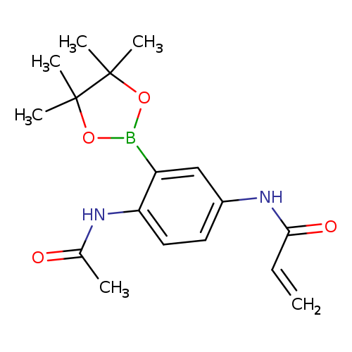 2-Acetamido-5-acrylamidophenylboronic acid, pinacol ester