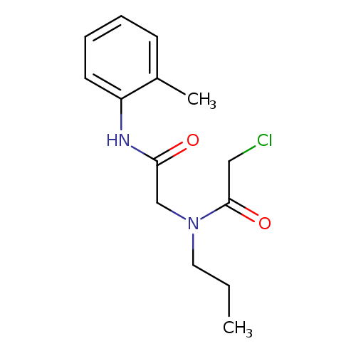 2-chloro-N-{[(2-methylphenyl)carbamoyl]methyl}-N-propylacetamide