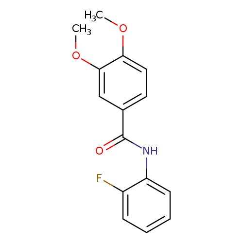 N-(2-FLUORO-PHENYL)-3,4-DIMETHOXY-BENZAMIDE