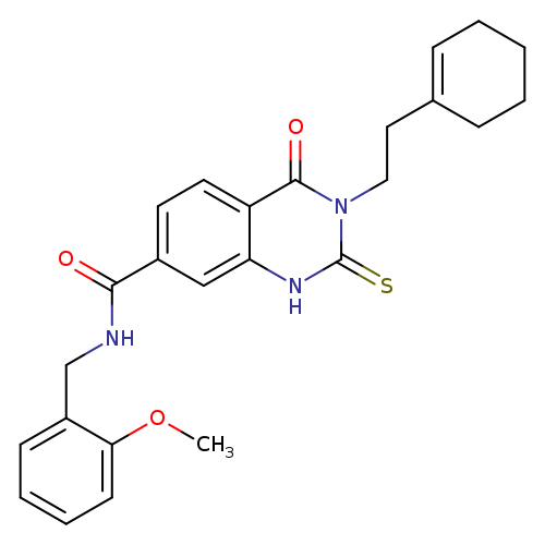 3-[2-(cyclohex-1-en-1-yl)ethyl]-N-[(2-methoxyphenyl)methyl]-4-oxo-2-sulfanylidene-1,2,3,4-tetrahydroquinazoline-7-carboxamide