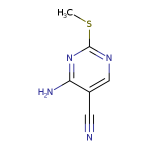 4-Amino-2-(methylthio)pyrimidine-5-carbonitrile