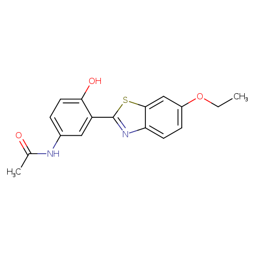 N-[3-(6-ethoxy-1,3-benzothiazol-2-yl)-4-hydroxyphenyl]acetamide
