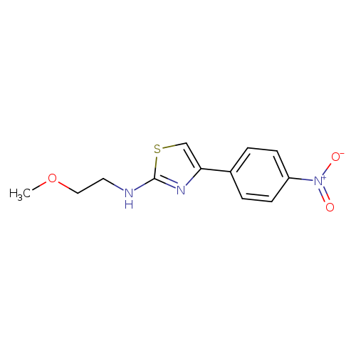 N-(2-methoxyethyl)-4-(4-nitrophenyl)-1,3-thiazol-2-amine