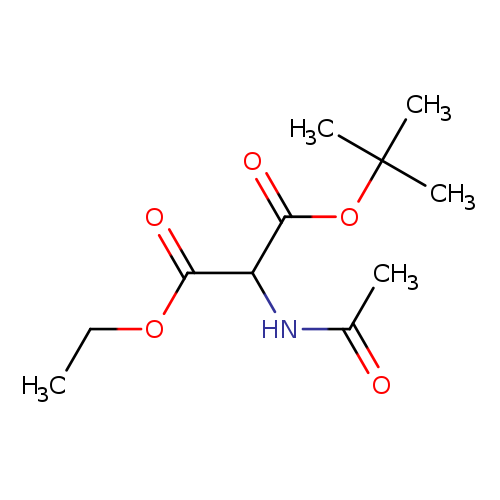 1-tert-butyl3-ethyl2-acetamidopropanedioate