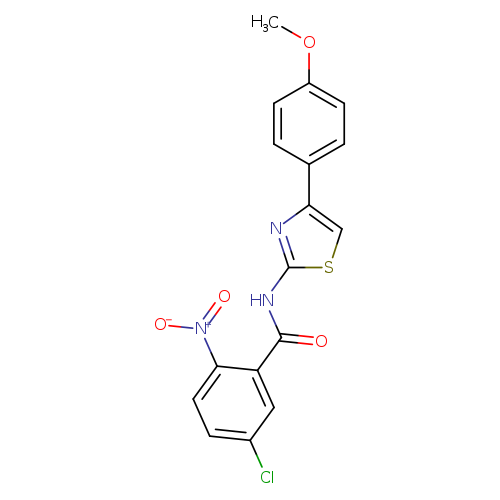 5-chloro-N-[4-(4-methoxyphenyl)-1,3-thiazol-2-yl]-2-nitrobenzamide