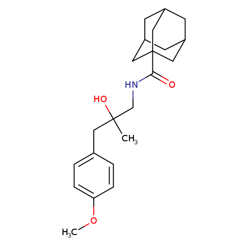 N-[2-hydroxy-3-(4-methoxyphenyl)-2-methylpropyl]adamantane-1-carboxamide