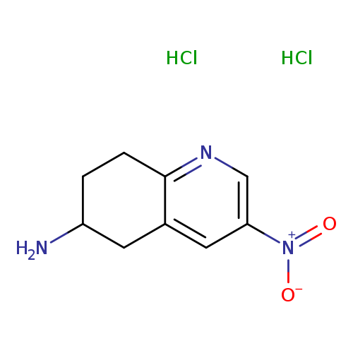 3-nitro-5,6,7,8-tetrahydroquinolin-6-amine dihydrochloride