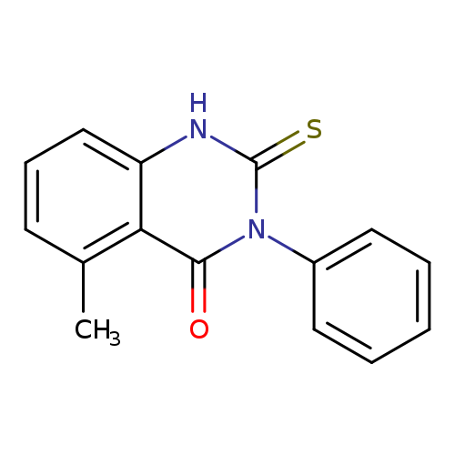 4(1H)-Quinazolinone, 2,3-dihydro-5-methyl-3-phenyl-2-thioxo-