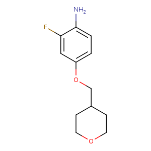 2-Fluoro-4-((tetrahydro-2H-pyran-4-yl)methoxy)aniline