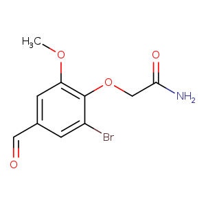 2-(2-Bromo-4-formyl-6-methoxyphenoxy)acetamide