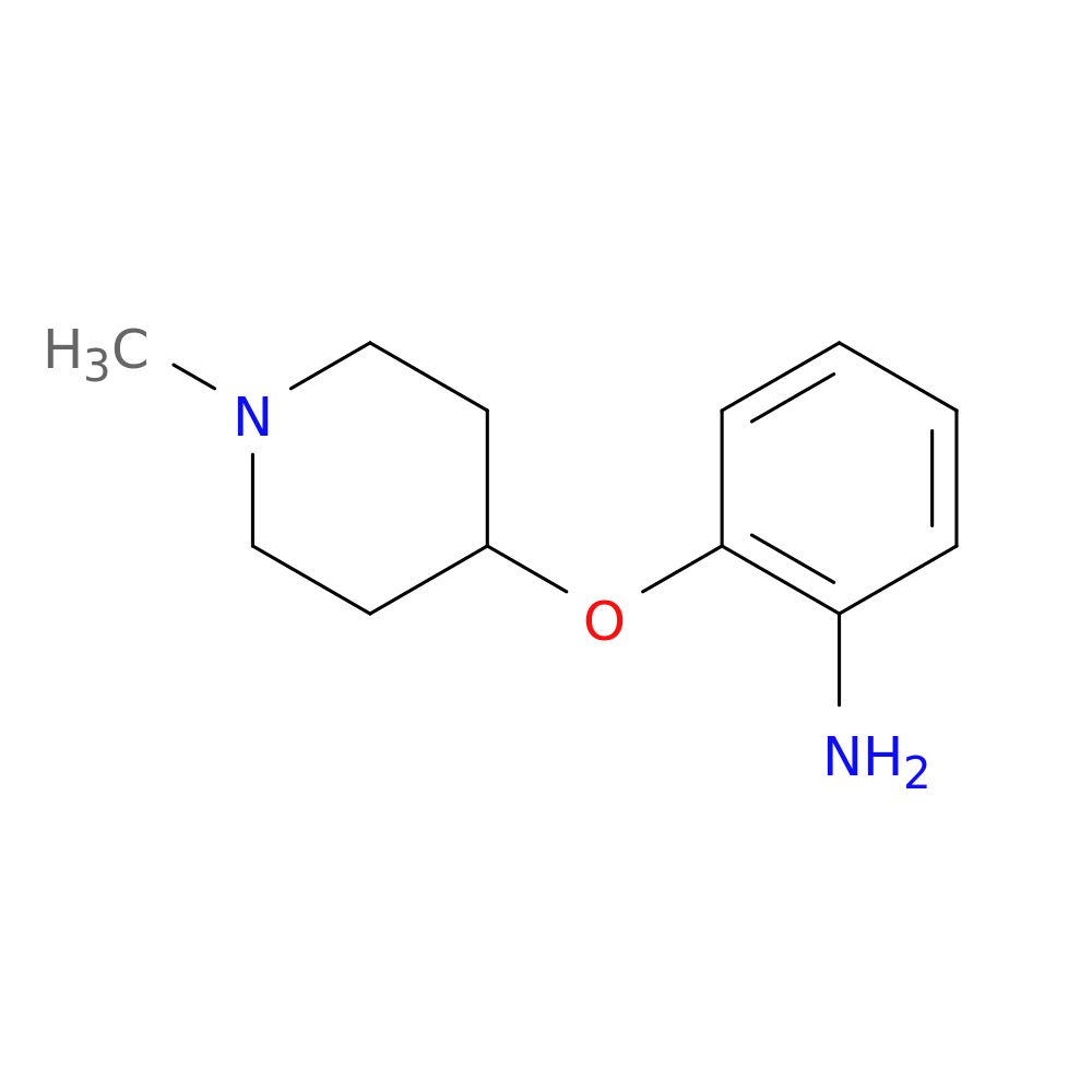 (2-[(1-METHYLPIPERIDIN-4-YL)OXY]PHENYL)AMINE