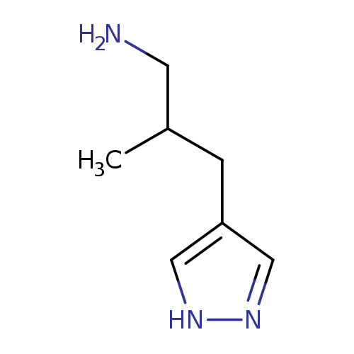 2-methyl-3-(1H-pyrazol-4-yl)propan-1-amine