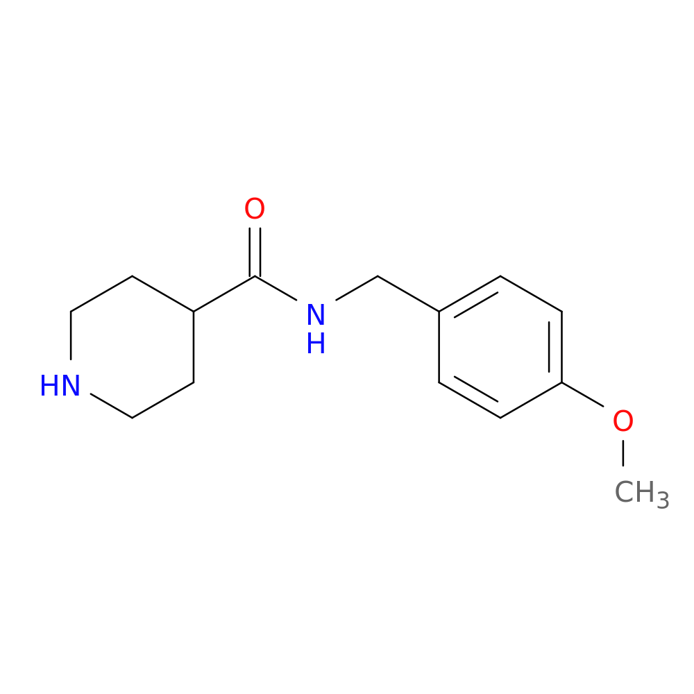 N-(4-Methoxybenzyl)piperidine-4-carboxamide