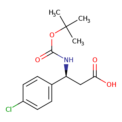 (S)-3-((tert-Butoxycarbonyl)amino)-3-(4-chlorophenyl)propanoic acid