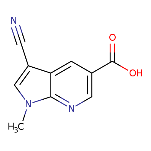 3-Cyano-1-methyl-1H-pyrrolo[2,3-b]pyridine-5-carboxylic acid