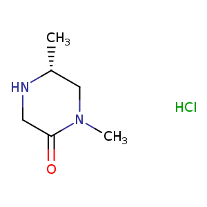2-Piperazinone, 1,5-dimethyl-, hydrochloride (1:1), (5R)-