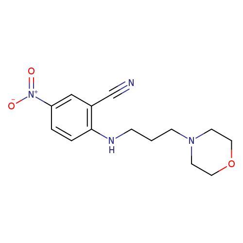 2-[(3-Morpholin-4-ylpropyl)amino]-5-nitrobenzonitrile